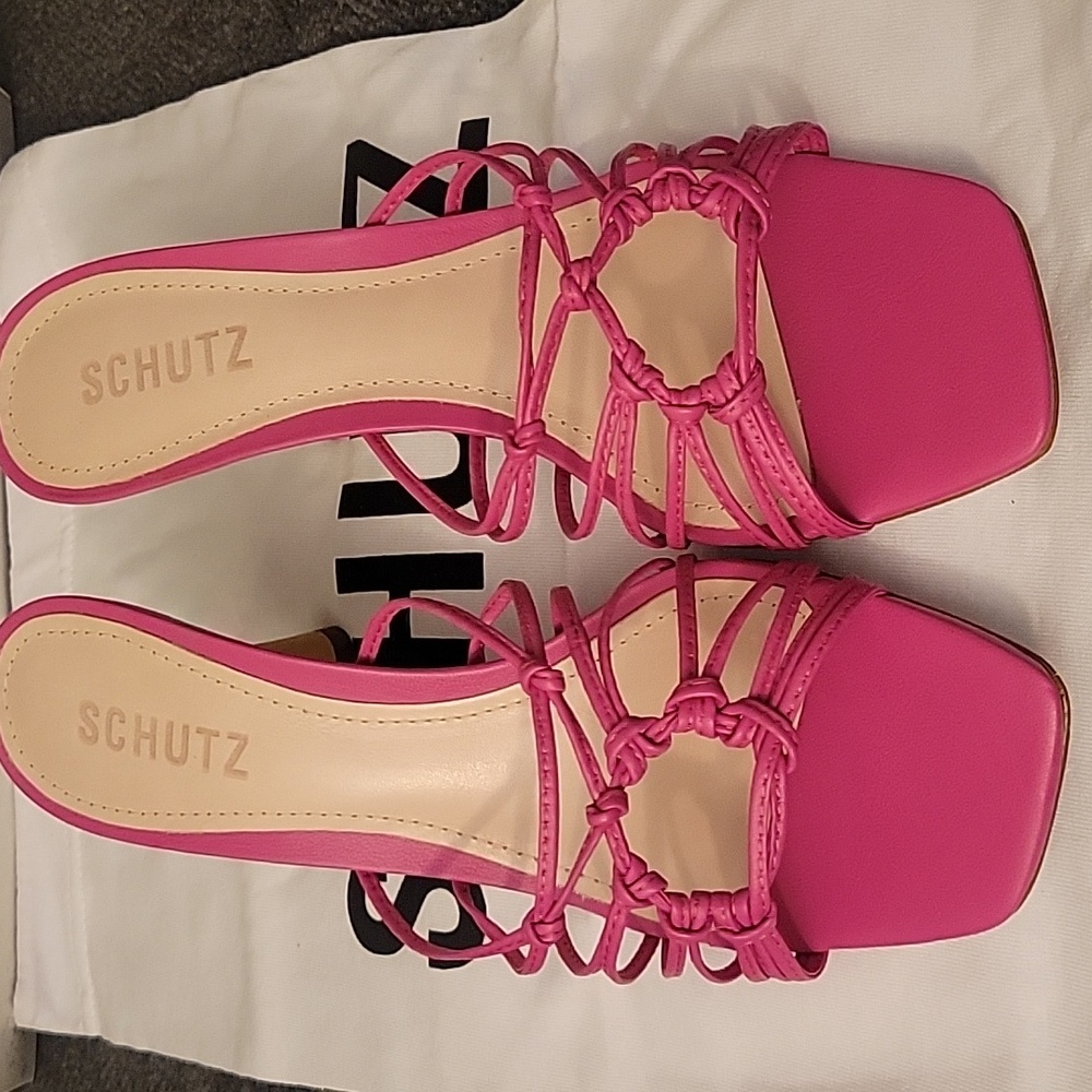 Schutz bamboo heels